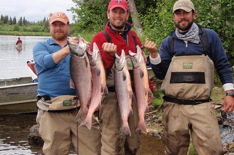 Sockeye Salmon caught on the Mulchatna River